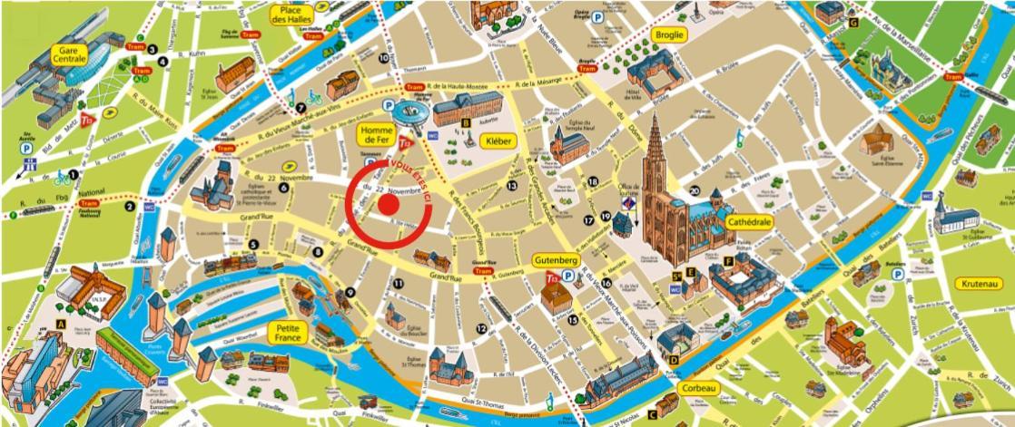 70 M² Strasbourg Appart City Center Zewnętrze zdjęcie